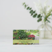 Rasen u. Landschaftsgestaltungs-Visitenkarte Visitenkarte (Stehend Vorderseite)
