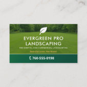 Rasen- und Gartenprofi Visitenkarte (Vorderseite)