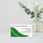Rasen und Landschaft Visitenkarte (Stehend Vorderseite)
