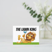 Rasen und Landschaft Visitenkarte (Stehend Vorderseite)