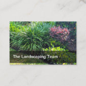 Rasen und Landschaften, einzigartige Visitenkarten Visitenkarte (Vorderseite)