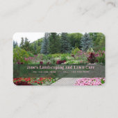 Rasen- und Landschaftskarte Visitenkarte (Vorderseite)