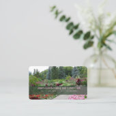 Rasen- und Landschaftskarte Visitenkarte (Stehend Vorderseite)