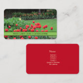 Rasen- und Landschaftskarte Visitenkarte (Vorne/Hinten)