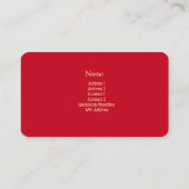 Rasen- und Landschaftskarte Visitenkarte (Rückseite)