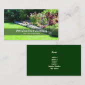 Rasen- und Landschaftskarte Visitenkarte (Vorne/Hinten)