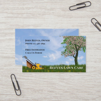 Rasen- und Landschaftspflege-Service Visitenkarte