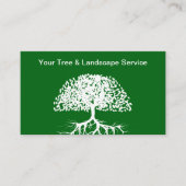 Rasen und Landschaftsschutz Visitenkarte (Vorderseite)