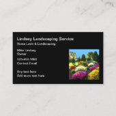 Rasen und Landung von Visitenkarten Visitenkarte (Vorderseite)