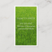 Rasen Visitenkarte (Rückseite)