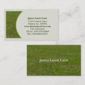 Rasen-Visitenkarte Visitenkarte (Vorne/Hinten)