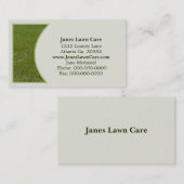 Rasen-Visitenkarte Visitenkarte (Vorne/Hinten)