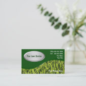 Rasen-Visitenkarten repariert Visitenkarte (Stehend Vorderseite)