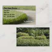 Rasen-Visitenkarten Visitenkarte (Vorne/Hinten)