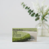 Rasen-Visitenkarten Visitenkarte (Stehend Vorderseite)