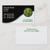 Rasen-Visitenkarten Visitenkarte (Vorne/Hinten)