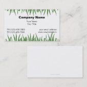 Rasen-Visitenkarten Visitenkarte (Vorne/Hinten)