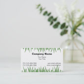 Rasen-Visitenkarten Visitenkarte (Stehend Vorderseite)