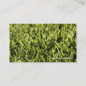 Rasen-Visitenkarten Visitenkarte (Rückseite)