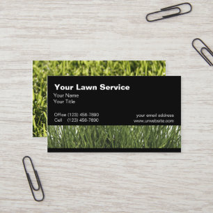 Rasen-Visitenkarten Visitenkarte