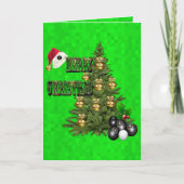 Rasenbögen Frohe Weihnachtsgestaltung, Karte (Vorderseite)