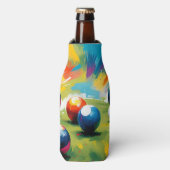 Rasenbogenfarbenpflash, Flaschenkühler (Flaschenvorderseite)