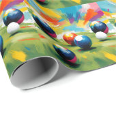 Rasenbogenfarbenpflash, Geschenkpapier (Rolleneckpunkt)