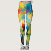 Rasenbogenfarbenpflash, Leggings (Vorderseite)