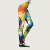 Rasenbogenfarbenpflash, Leggings (Rechts)