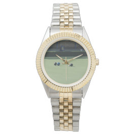 Rasenbowle und Jack auf dem Grün, Armbanduhr