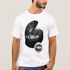 Rasenbowler in einer Rasenschale, T-Shirt