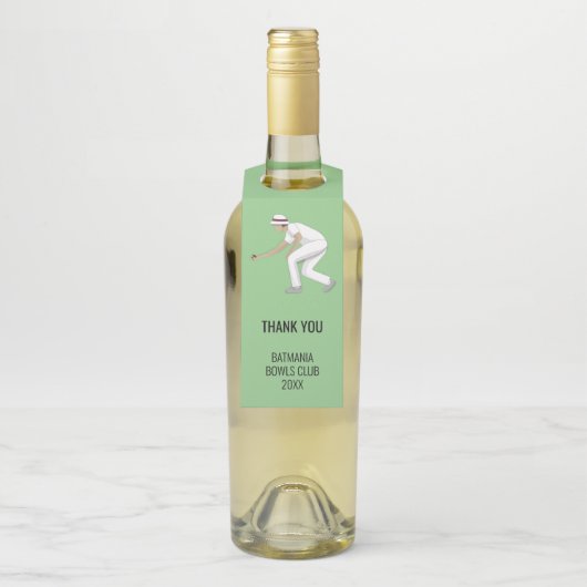 Rasenbowling Flaschenanhänger (Auf Flasche)