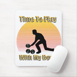 Rasenbowling: Zeit, mit meinen Kugeln zu spielen, Mousepad