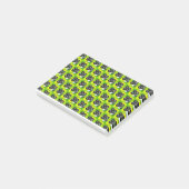 Rasenbowls auf Limon. Post-it Klebezettel (angewinkelt)