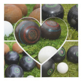 Rasenbowls Bilder, Foto Cube Würfel (Vorderseite)