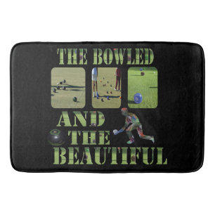 Rasenbowls bowled and beautiful, badematte