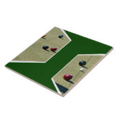 Rasenbowls Dimensional Art, Fliese (Seite)