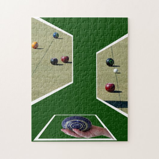 Rasenbowls Dimensional Art, Puzzle (Vertikal)