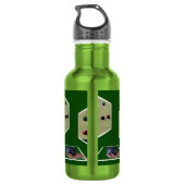 Rasenbowls Dimensional Art, Trinkflasche (Rückseite)