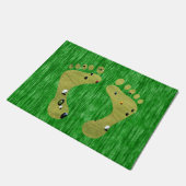 Rasenbowls Footprints, Fußmatte (Schrägansicht)