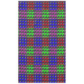 Rasenbowls Mehrfarbiges Patchwork-Muster, groß Tischdecke (Vorderseite)