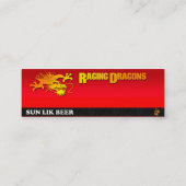 Rasende Drachen - Dragonboat Team Mini Visitenkarte (Rückseite)