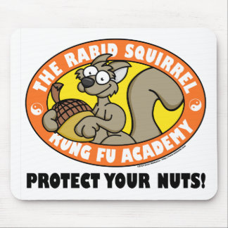 Rasende Eichhörnchen Kung Fu Mausunterlage Mousepad
