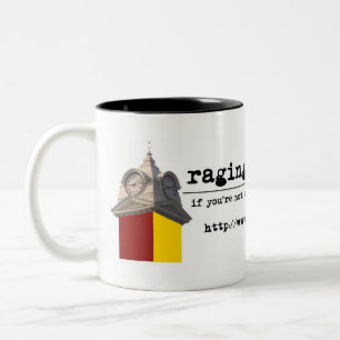 Rasende Huhn-Presse-Tasse Zweifarbige Tasse