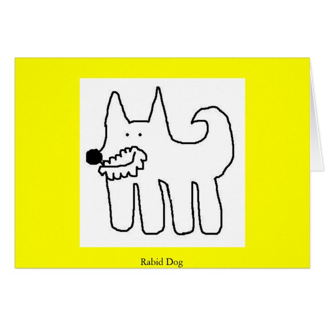 Rasender Hund (Vorderseite (Horizontal))