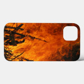 Rasendes Feuer Case-Mate iPhone Hülle (Rückseite (Horizontal))