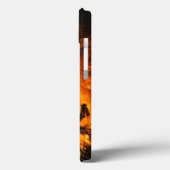 Rasendes Feuer Case-Mate iPhone Hülle (Rückseite / Links)