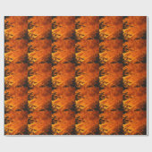 Rasendes Feuer Geschenkpapier (Flach)