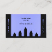 Rasendienst Doppelseitige Gestaltung Visitenkarte (Rückseite)