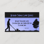 Rasendienst Doppelseitige Gestaltung Visitenkarte (Vorderseite)